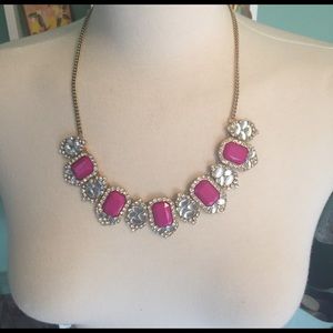 Pink and gold necklace