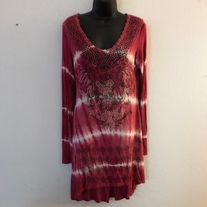 Super chic- tie die dress- super cozy-like new-