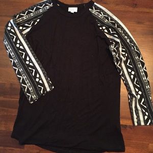 Lularoe Aztec baseball tee