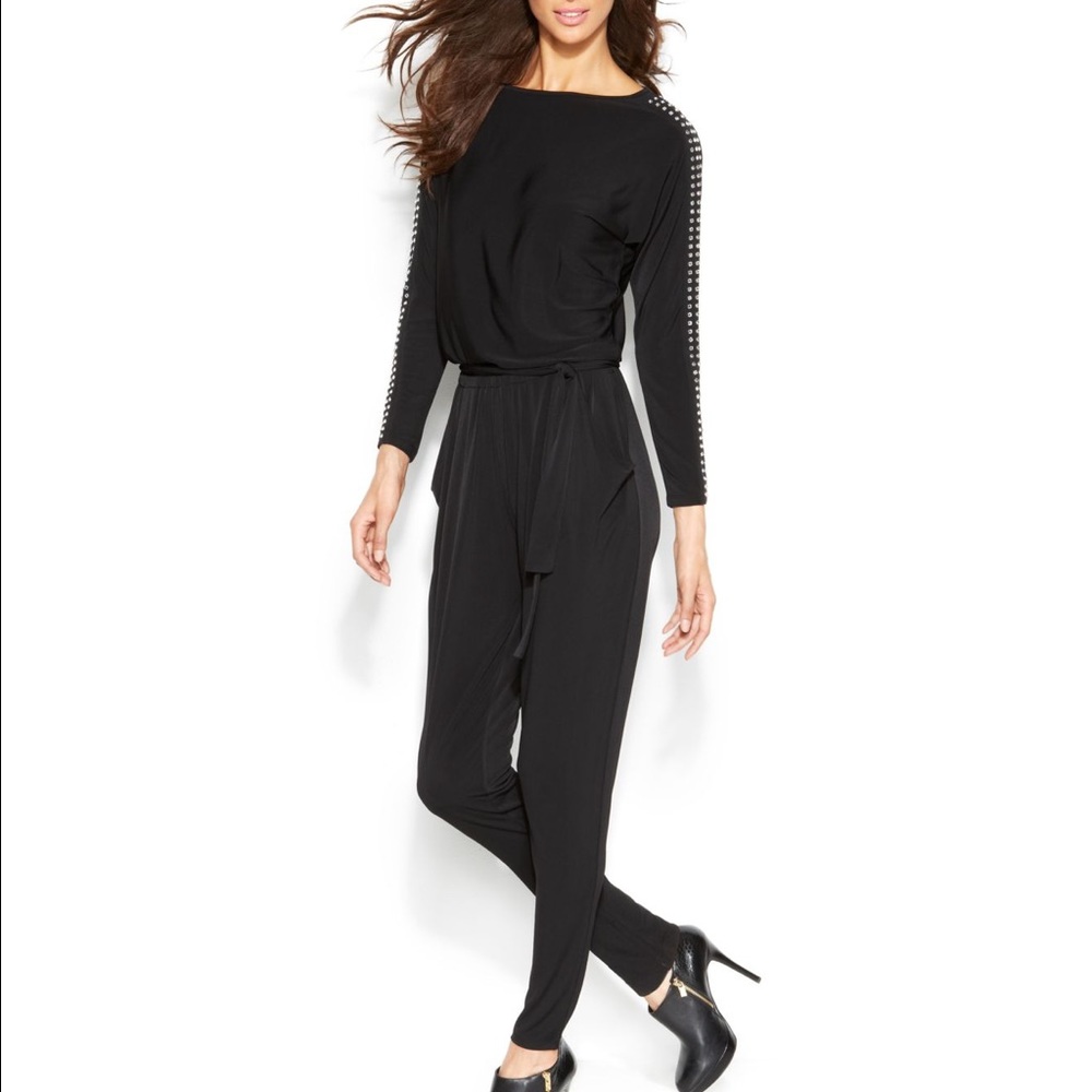 Michael Kors Slim Leg Studded Jumpsuit