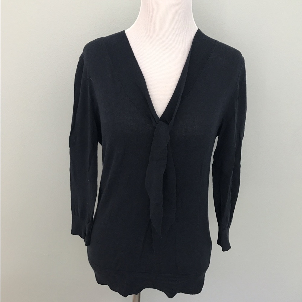 3/4 navy sweater