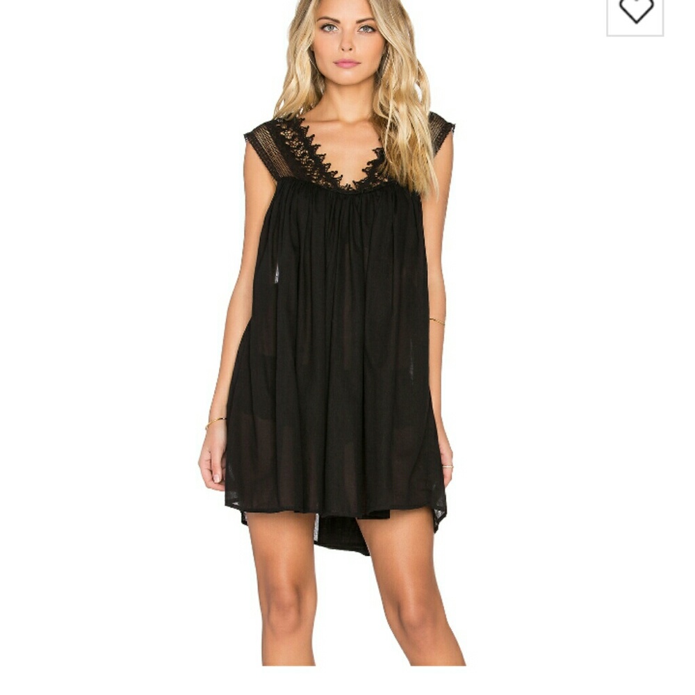 Indah Lotus Babydoll Mini Dress