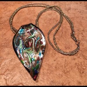 Glass handmade necklace