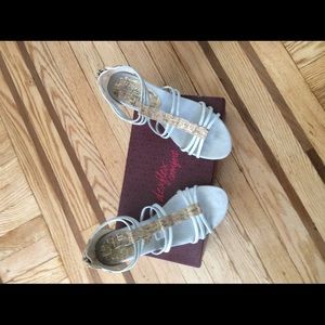 DexFlex Comfort Phaedra Silver Wedges