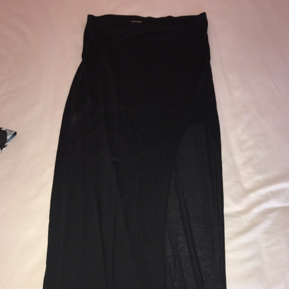 Helmut Lang Black Maxi Skirt
