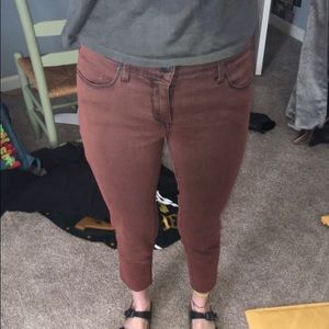 BASICALLY NEW Free People Maroon Jeans !!!