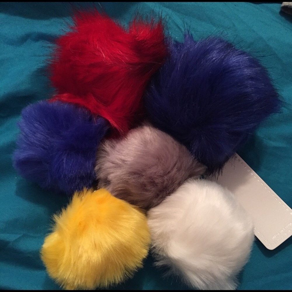 Cute plush ball accessories (2) for $5