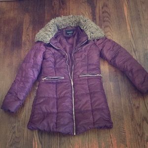 Purple glamsia winter coat