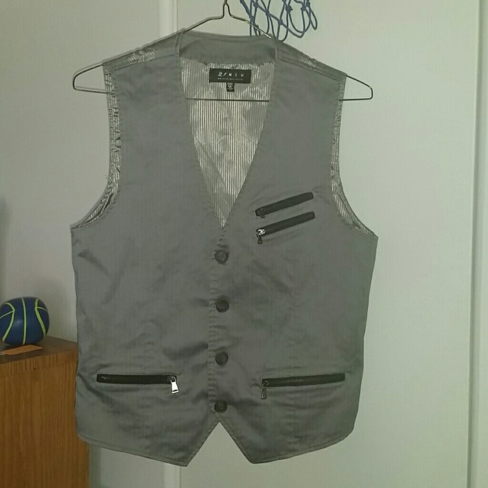 Silver/Grey Vest