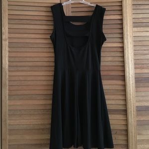 Black skater dress