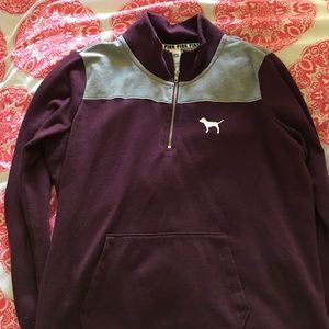 PINK half-zip jacket