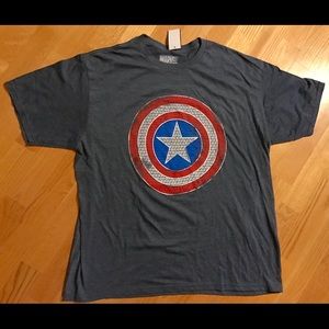Marvel Captain America XL Men's T-Shirt