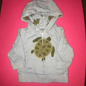 Gymboree turtle jacket. NWOT. 6-12mo.