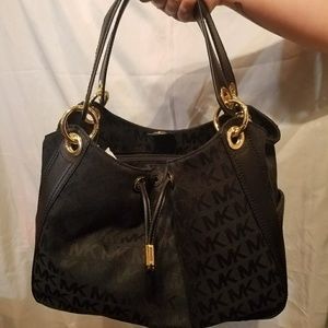Michael kors all black purse