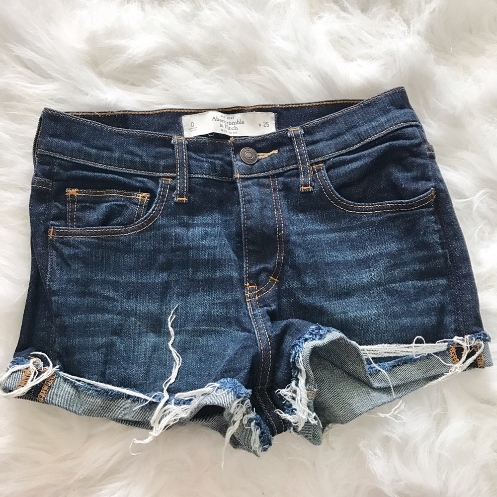 Abercrombie Women's destroyed shorts