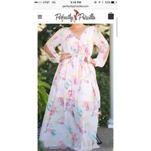 Floral maxi dress