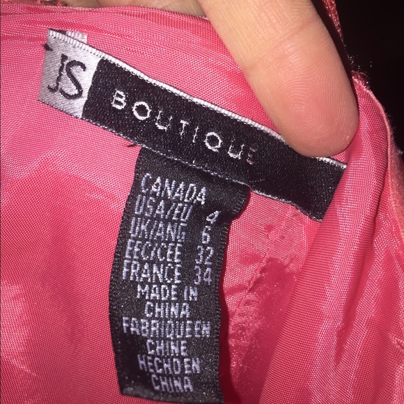 Pink / Peach Cocktail Dress - Picture 2 of 3