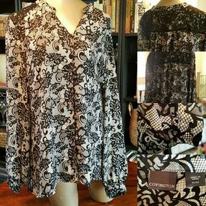 Lace Blouse, Perfect for Work or Play