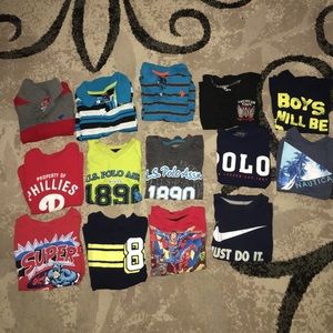 Boys 3T t-short and polo lot