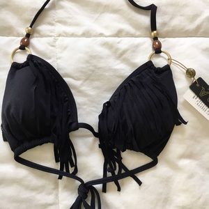 Vitamin A Swim - Vitamin A Black Fringe Bikini Vitamin A Swim - Vitamin A Black Fringe Bikini