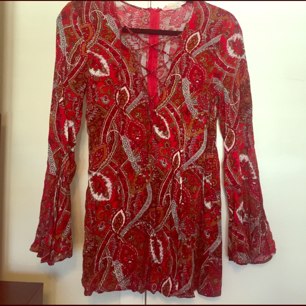Paisley hippy shirt