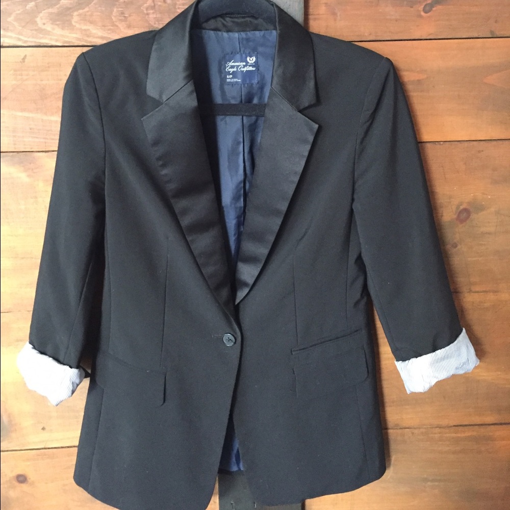 Long black blazer