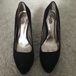 6 inch heels from Charlotte Russe in black size 8
