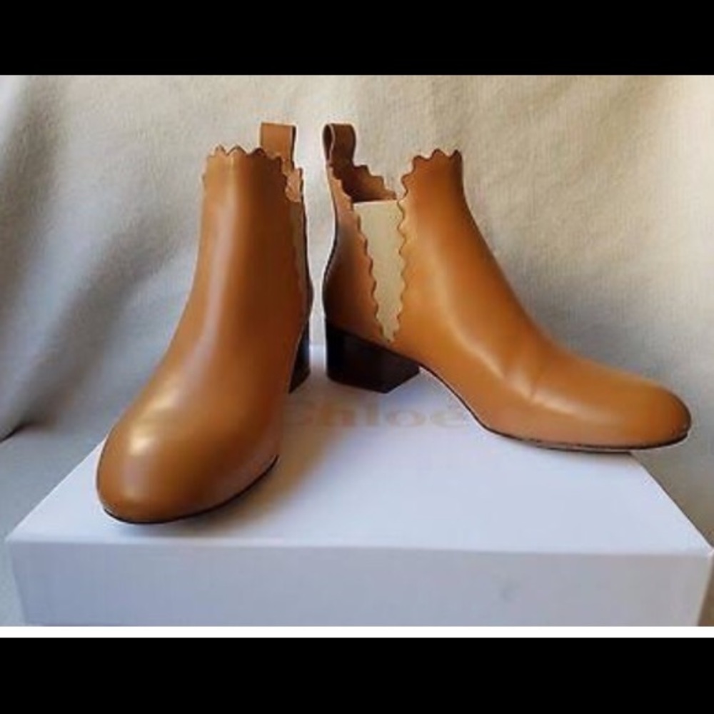 Chloe Scalloped Lauren Boots