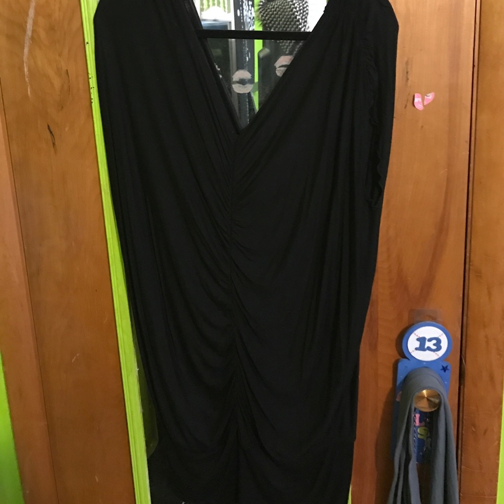 Black cocktail dress