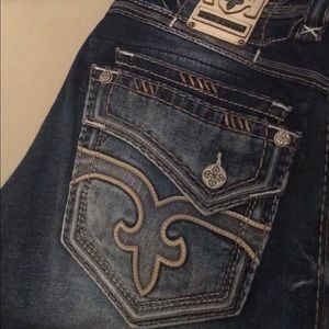 Men's Rock Revival Bootcut, size 34x32