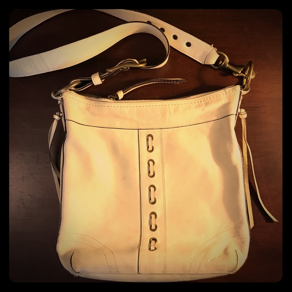 Authentic Leather Coach handbag