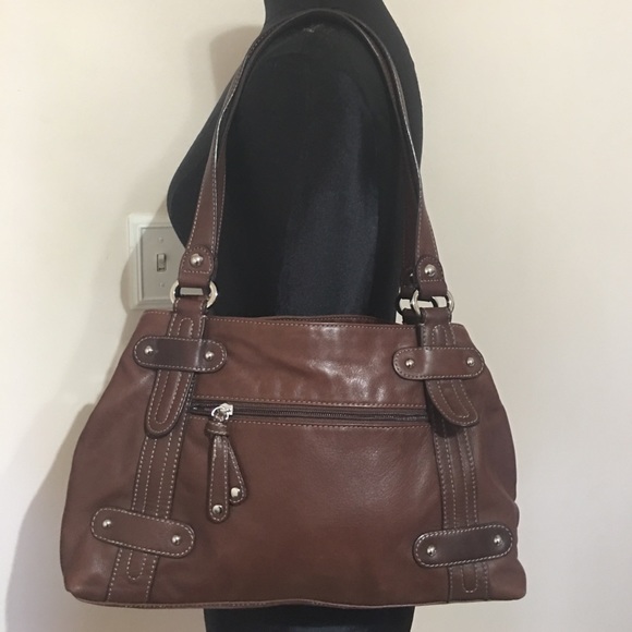 clarks  Handbags - Clarks chocolate brown leather bag