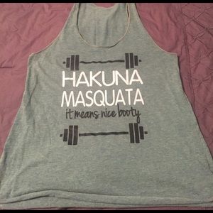 "Hakuna Masquata" Workout Tank
