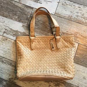 Cole Haan weave tote