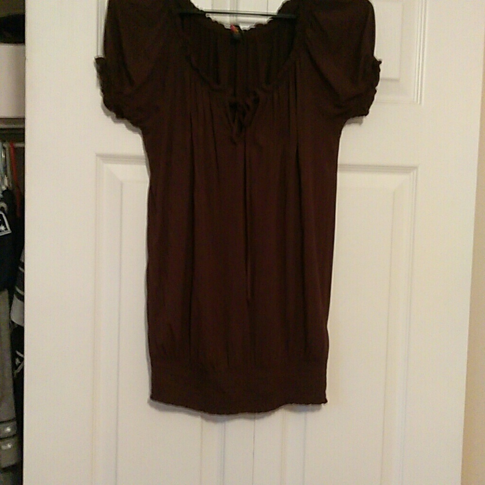 Brown shirt