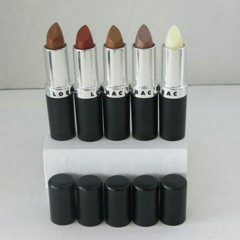 LORAC LIPSTICKS SET OF 5 PIECES. NEW.