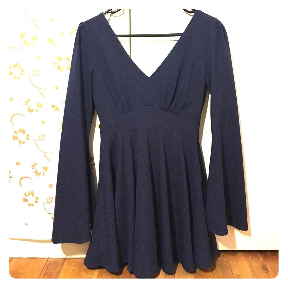 Long Bell Sleeve Dress