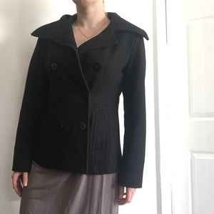 Black Pea coat