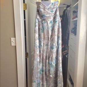 Fabulous Grey/Blue Dress from Davids Bridal!