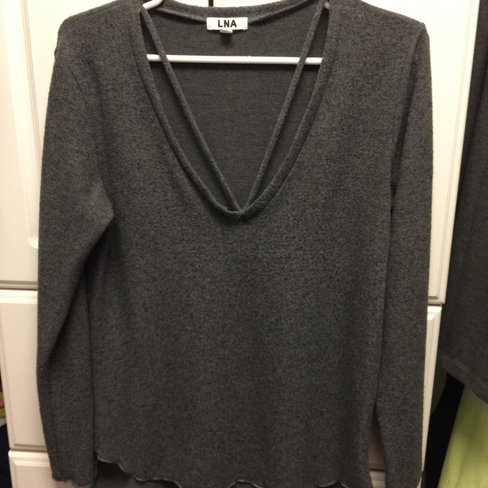 LNA cute light material sweater size S