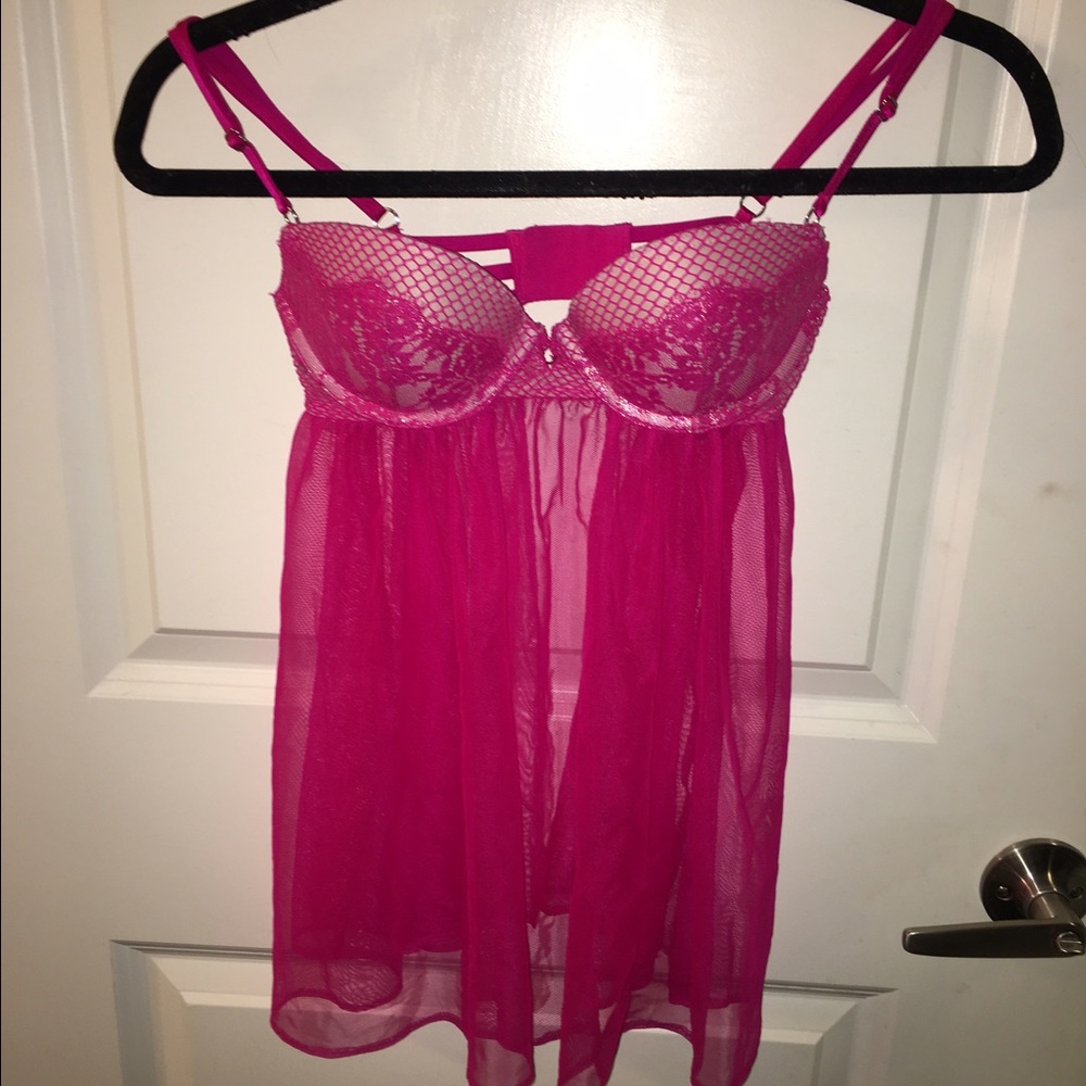 Victoria's Secret Push-Up Babydoll Lingerie 34B!