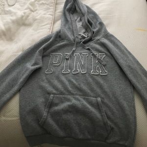Victoria Secret Pink grey hoodie