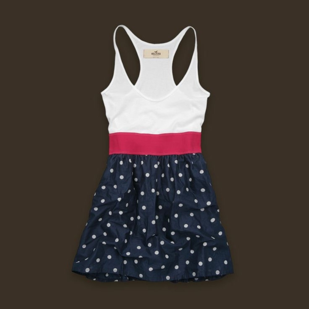 Hollister Co. Mini polka dot dress