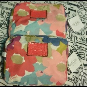 BNWT Authentic Coach Reusable Floral Shopping Bags