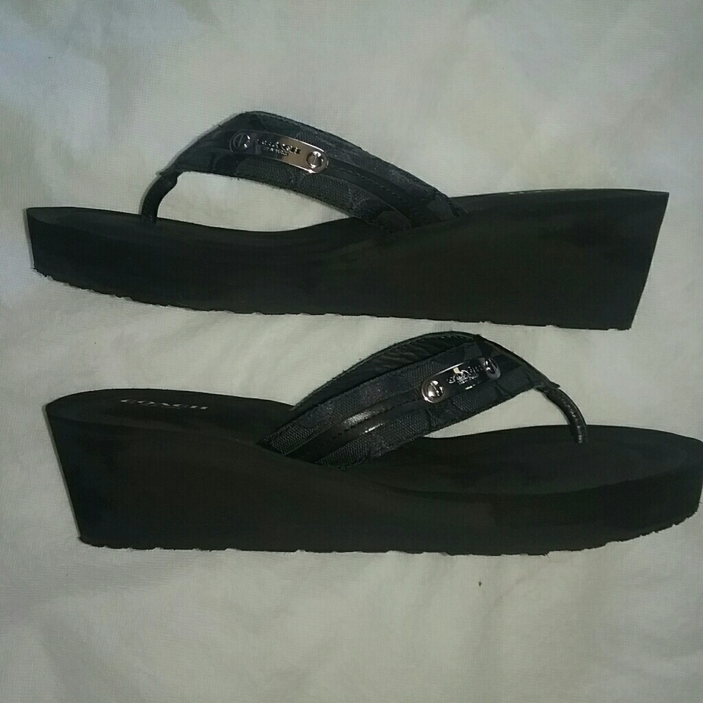 Coach wedges  sz 11
