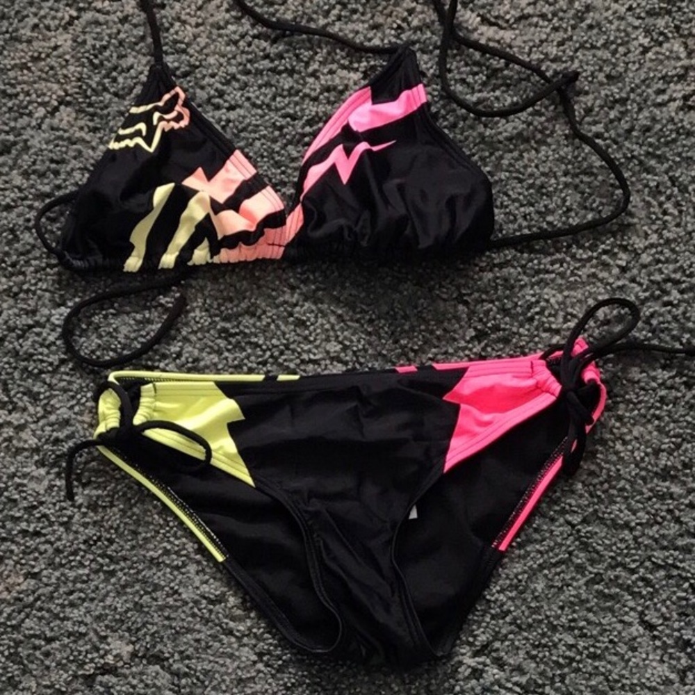 FOX bathing suit set.