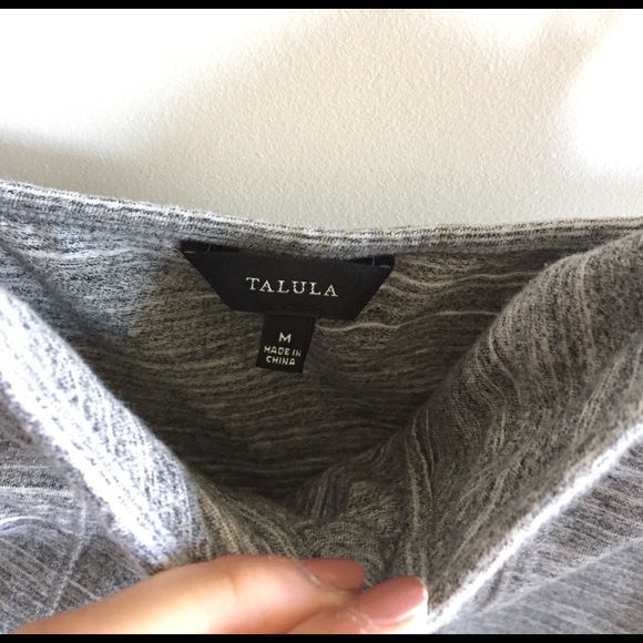 Aritzia Talula Bustier Grey Tank Top M - Picture 2 of 2