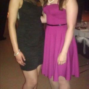 Magenta/Pink A Line Dress