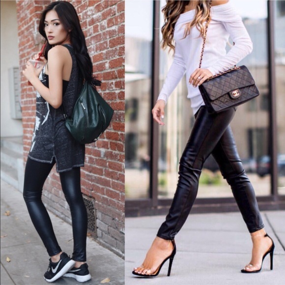 🆕DEBORAH slick leggings - BLUSH - Picture 4 of 5