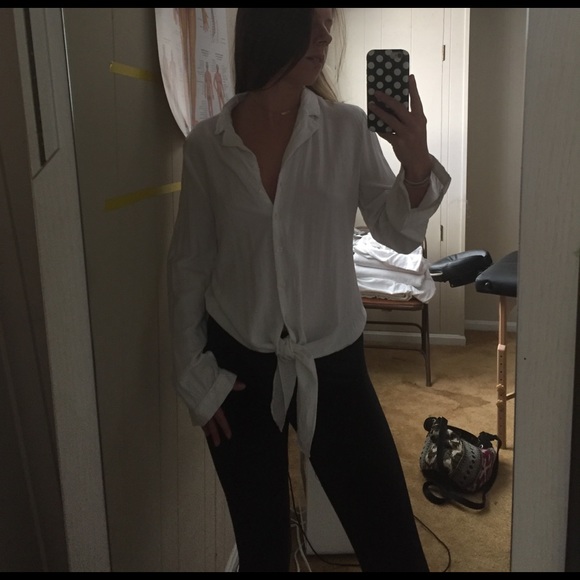White button up blouse - Picture 3 of 3